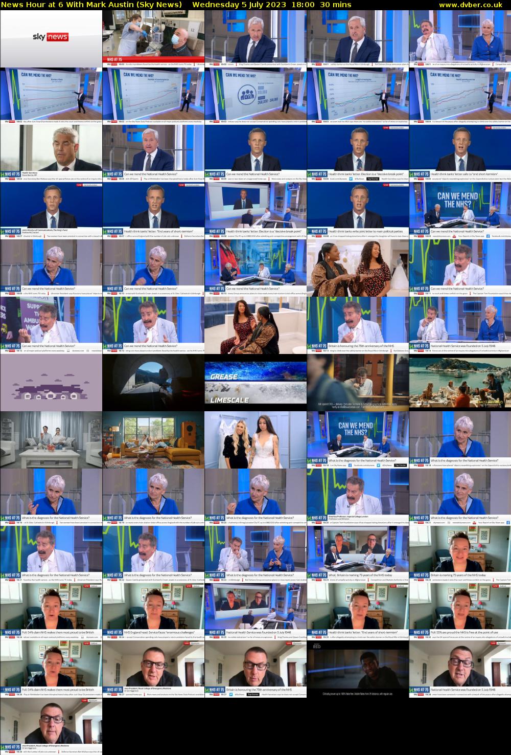 News Hour at 6 with Mark Austin (Sky News) Wednesday 5 July 2023 18:00 - 18:30