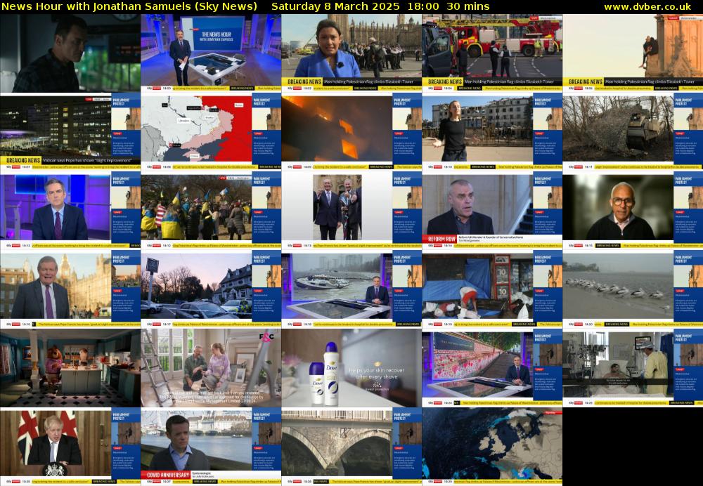 News Hour with Jonathan Samuels (Sky News) Saturday 8 March 2025 18:00 - 18:30