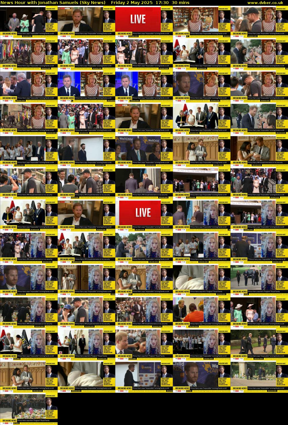 News Hour with Jonathan Samuels (Sky News) Friday 2 May 2025 17:30 - 18:00