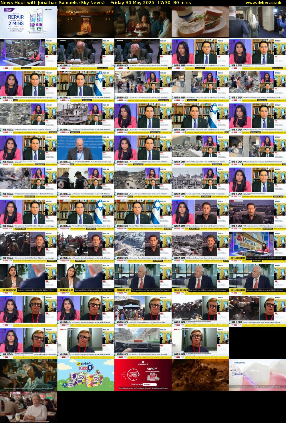News Hour with Jonathan Samuels (Sky News) Friday 30 May 2025 17:30 - 18:00