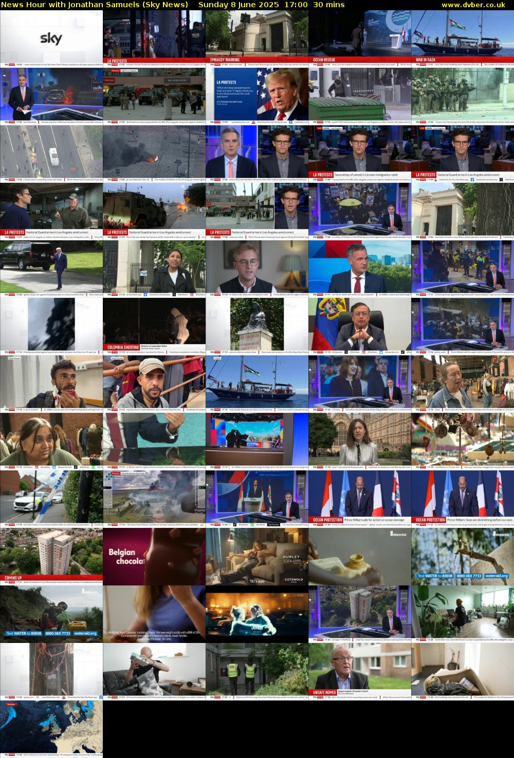 News Hour with Jonathan Samuels (Sky News) Sunday 8 June 2025 17:00 - 17:30