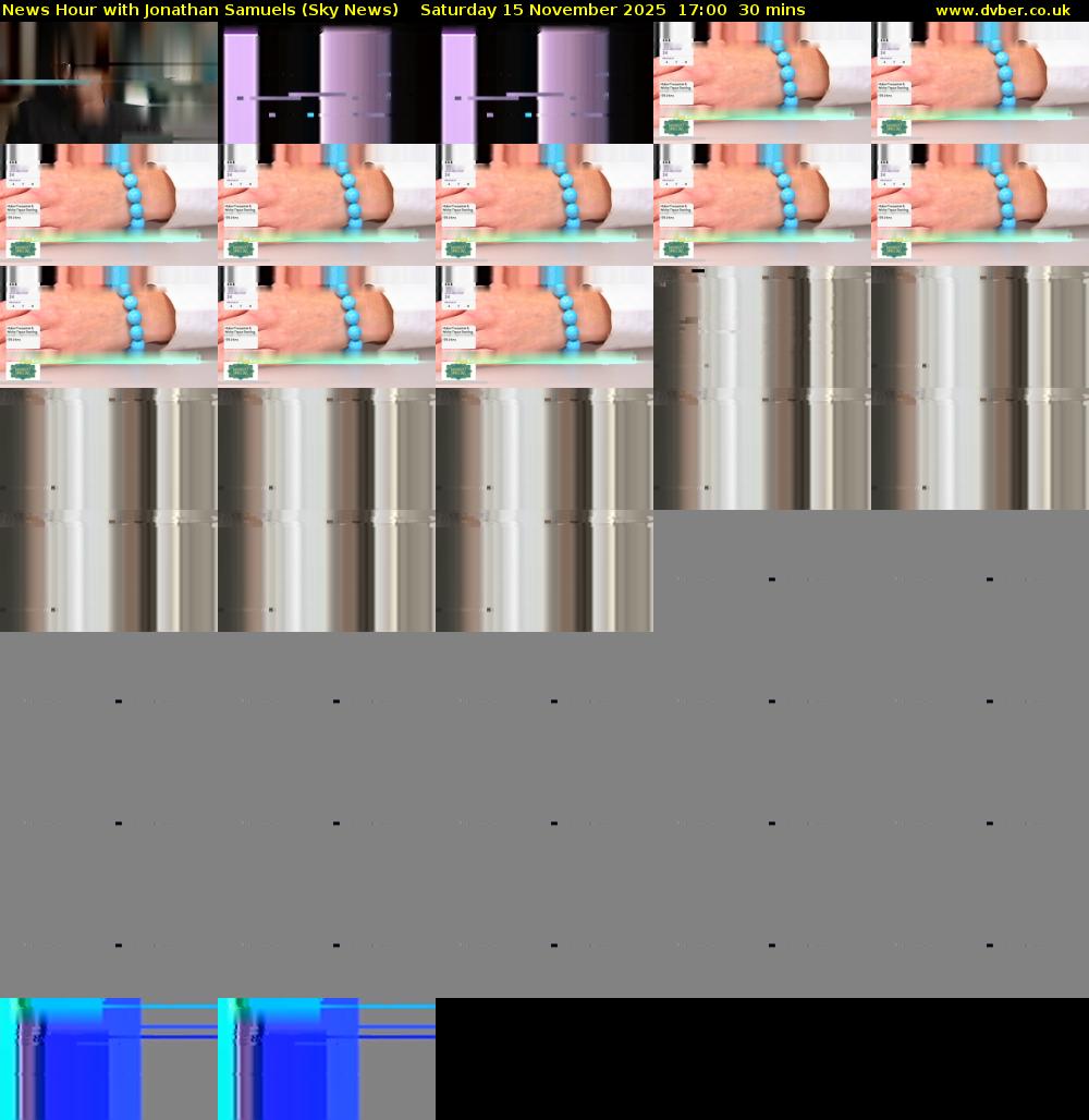 News Hour with Jonathan Samuels (Sky News) Saturday 15 November 2025 17:00 - 17:30