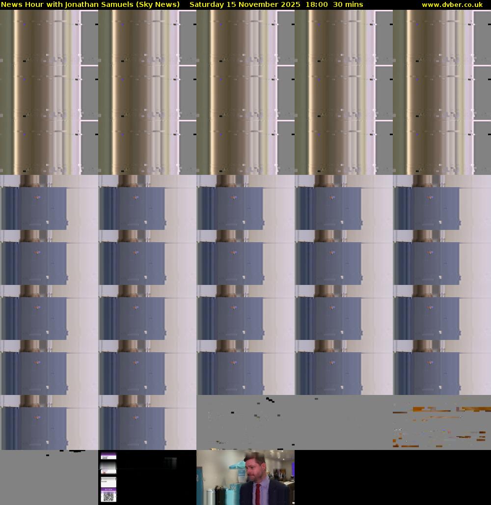 News Hour with Jonathan Samuels (Sky News) Saturday 15 November 2025 18:00 - 18:30