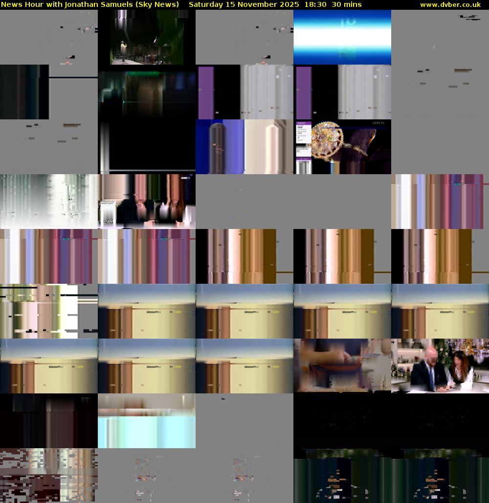 News Hour with Jonathan Samuels (Sky News) Saturday 15 November 2025 18:30 - 19:00