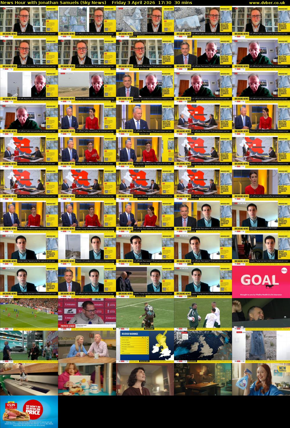 News Hour with Jonathan Samuels (Sky News) Friday 3 April 2026 17:30 - 18:00