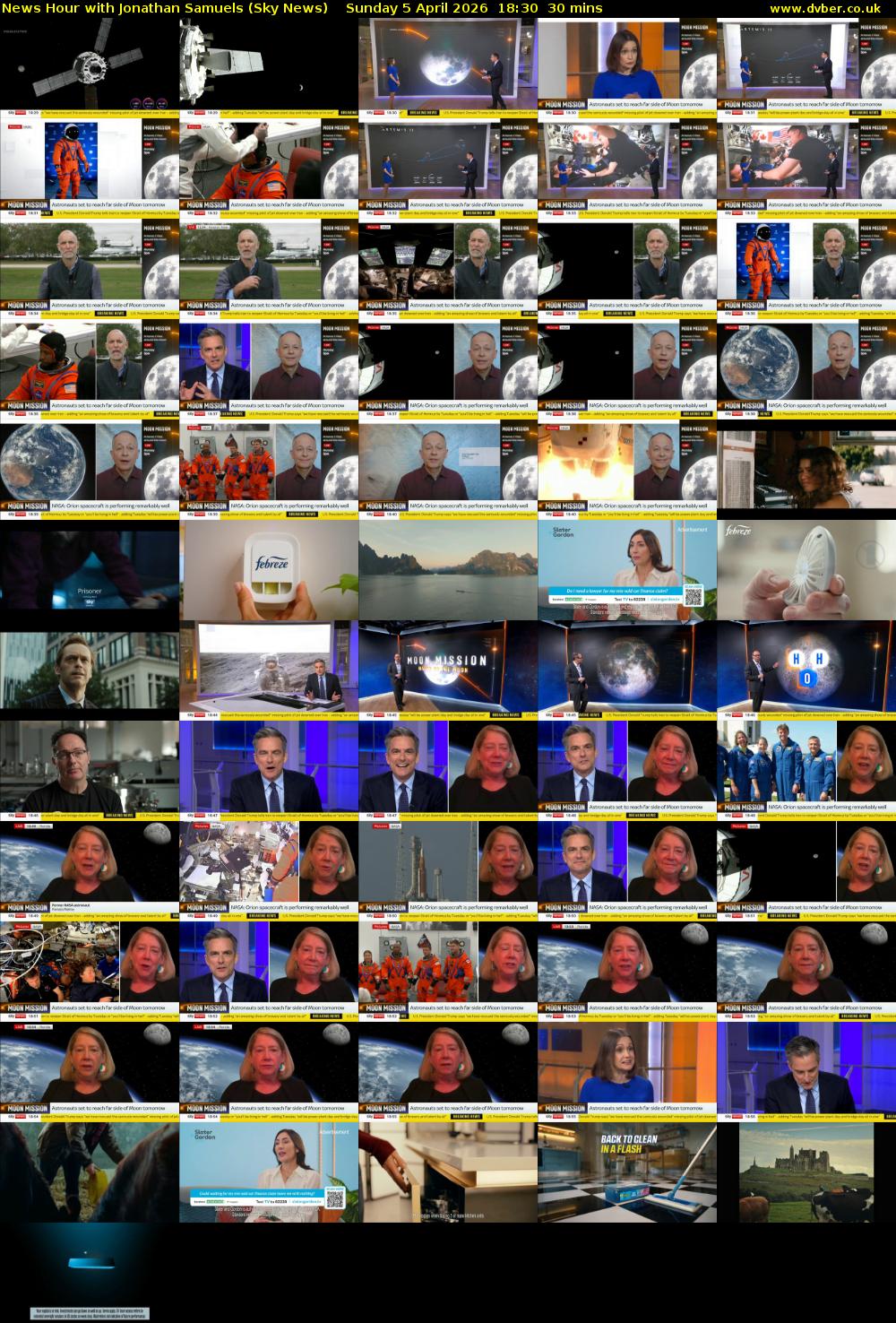News Hour with Jonathan Samuels (Sky News) Sunday 5 April 2026 18:30 - 19:00