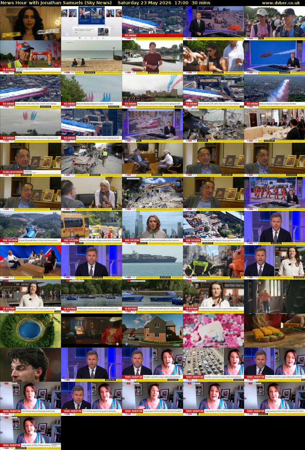 News Hour with Jonathan Samuels (Sky News) Saturday 23 May 2026 17:00 - 17:30
