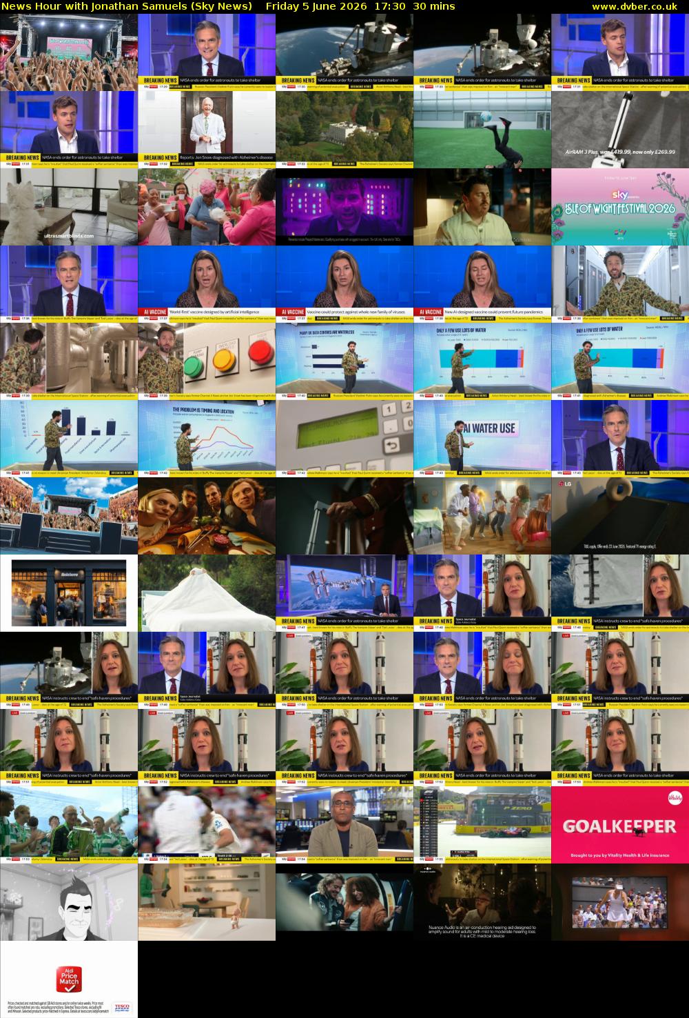 News Hour with Jonathan Samuels (Sky News) Friday 5 June 2026 17:30 - 18:00