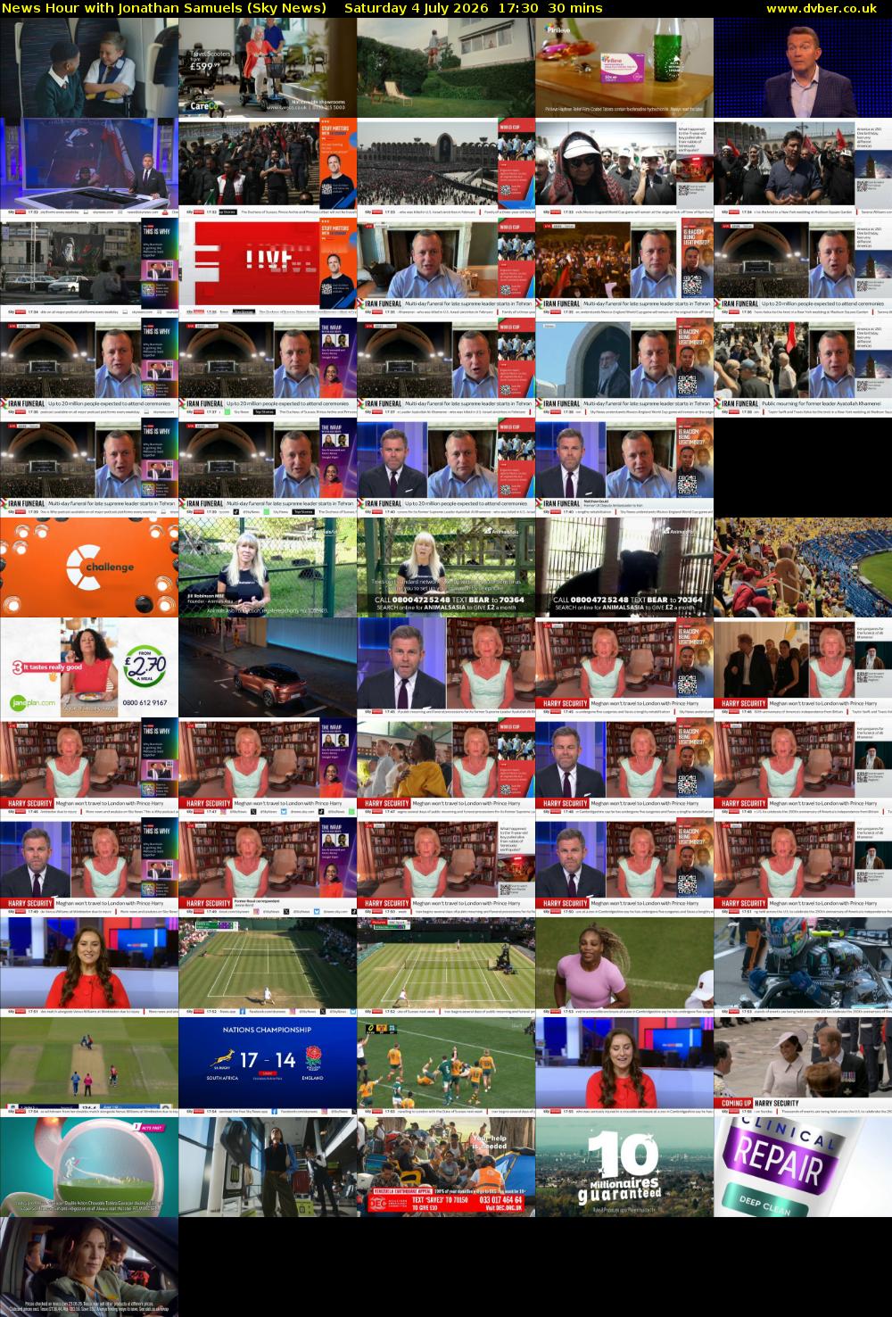 News Hour with Jonathan Samuels (Sky News) Saturday 4 July 2026 17:30 - 18:00