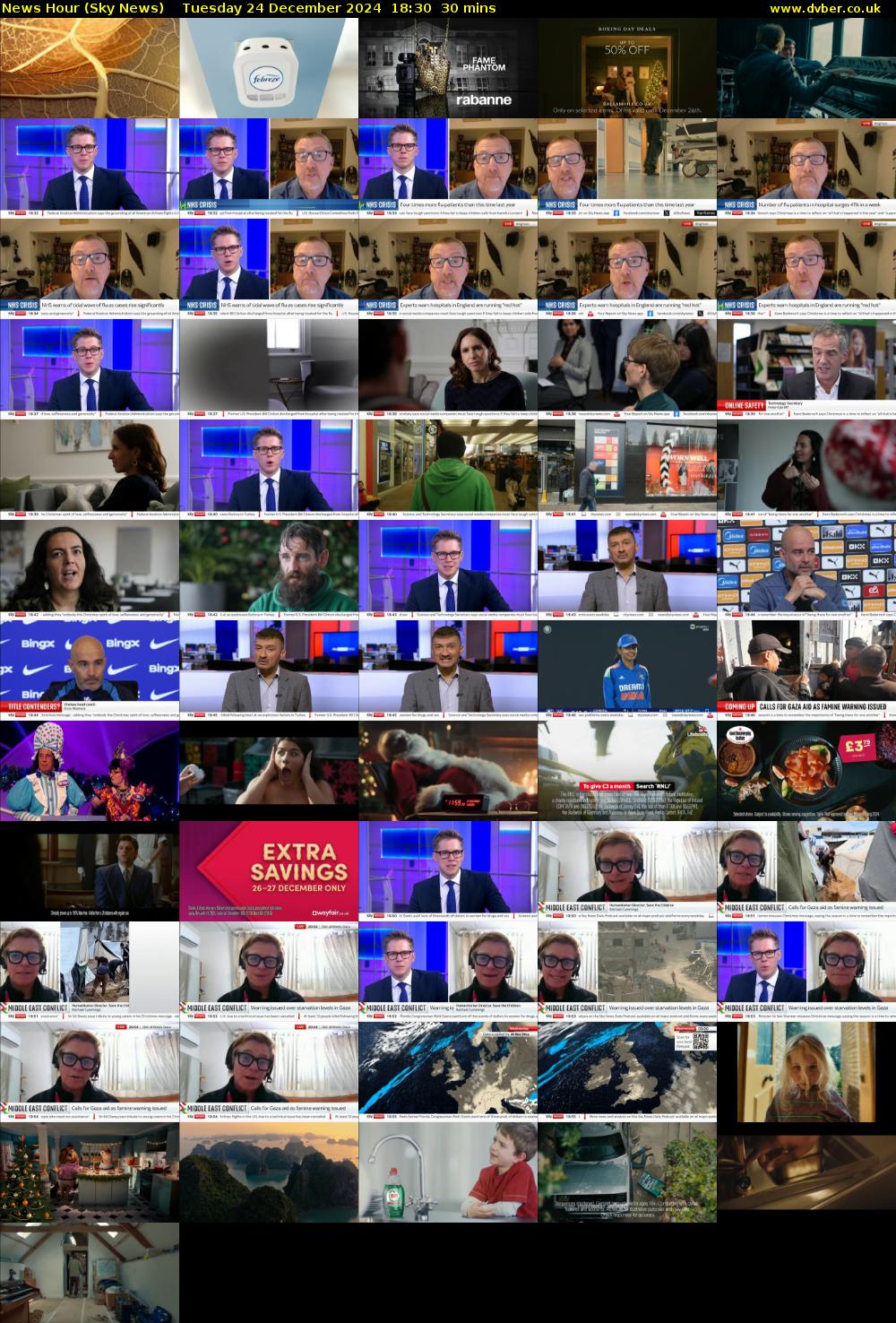 News Hour (Sky News) Tuesday 24 December 2024 18:30 - 19:00