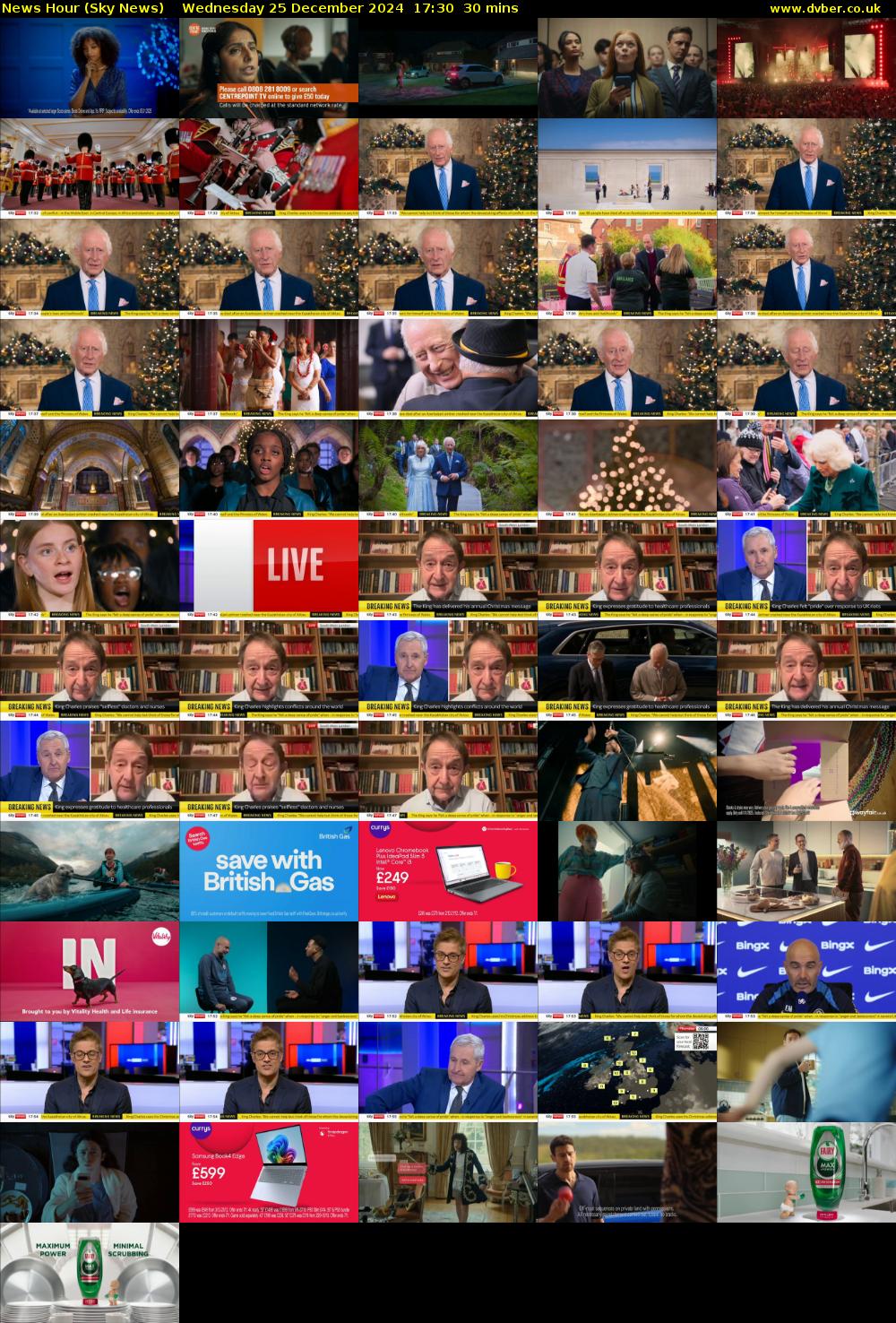 News Hour (Sky News) Wednesday 25 December 2024 17:30 - 18:00