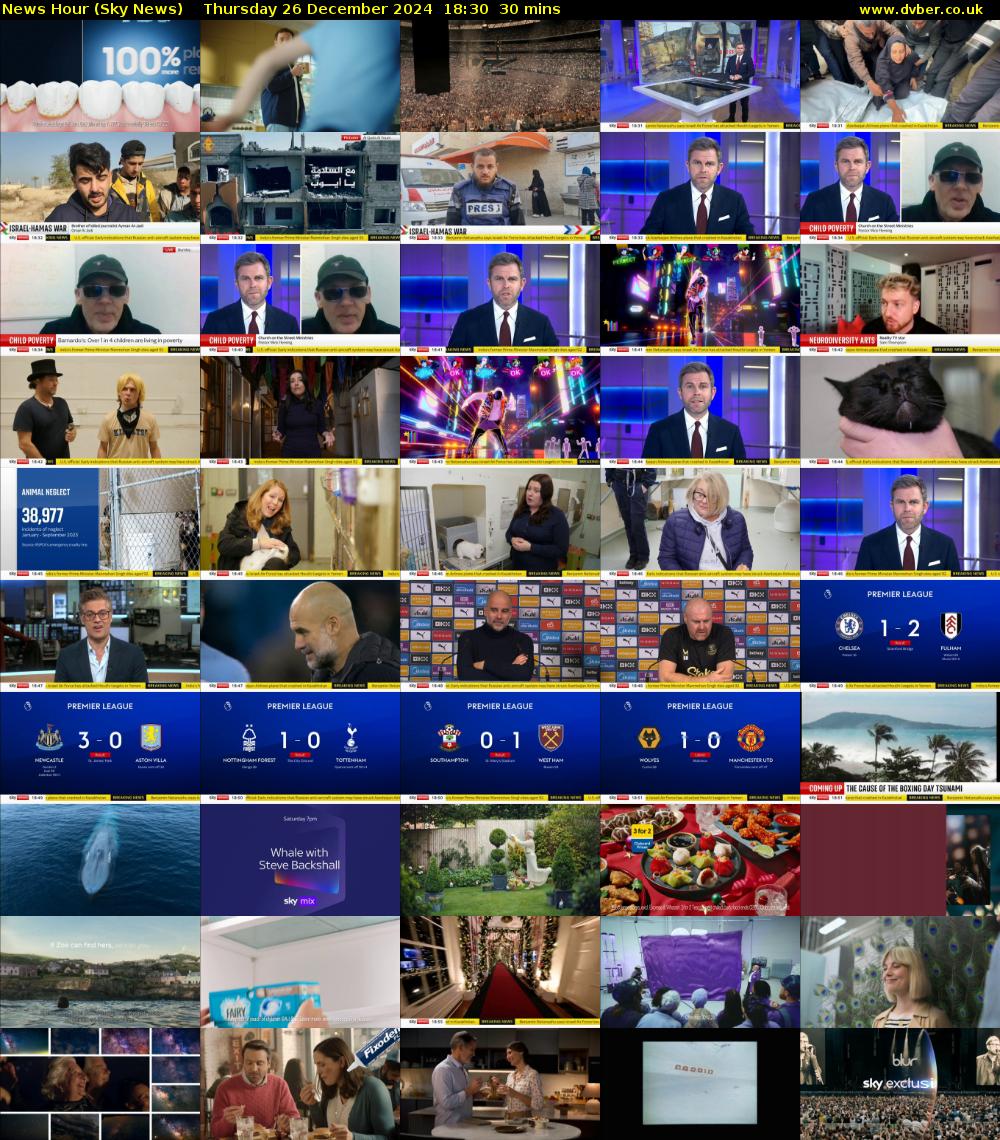 News Hour (Sky News) Thursday 26 December 2024 18:30 - 19:00