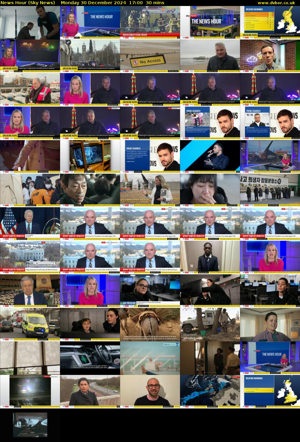 News Hour (Sky News) Monday 30 December 2024 17:00 - 17:30