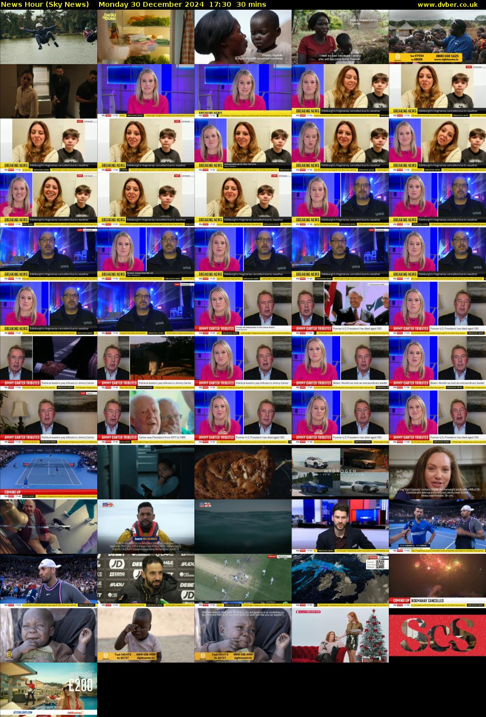 News Hour (Sky News) Monday 30 December 2024 17:30 - 18:00
