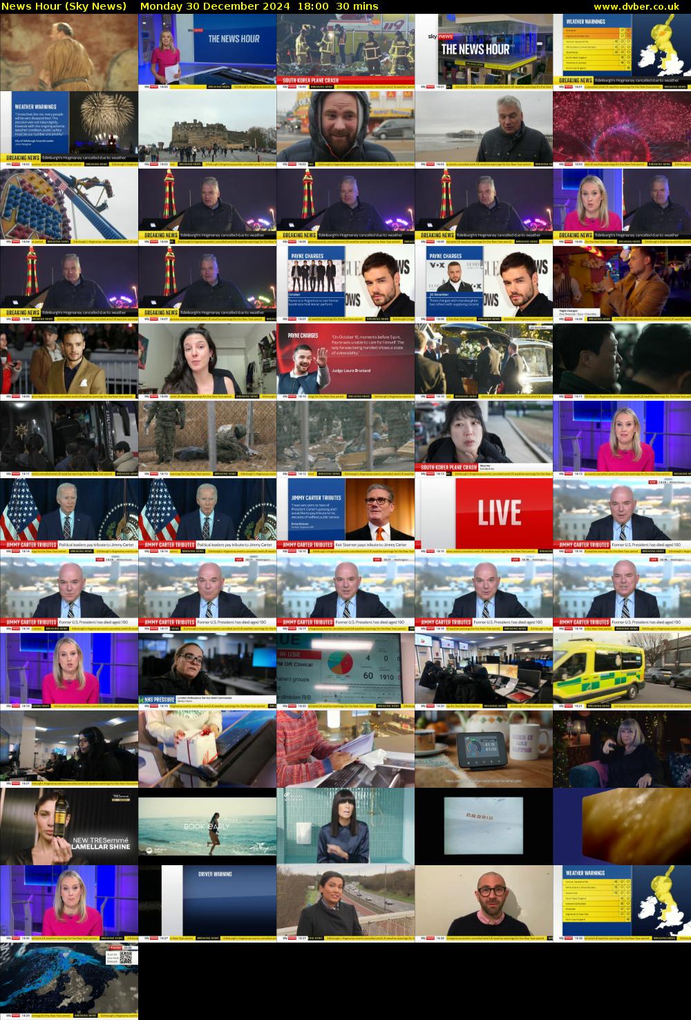 News Hour (Sky News) Monday 30 December 2024 18:00 - 18:30