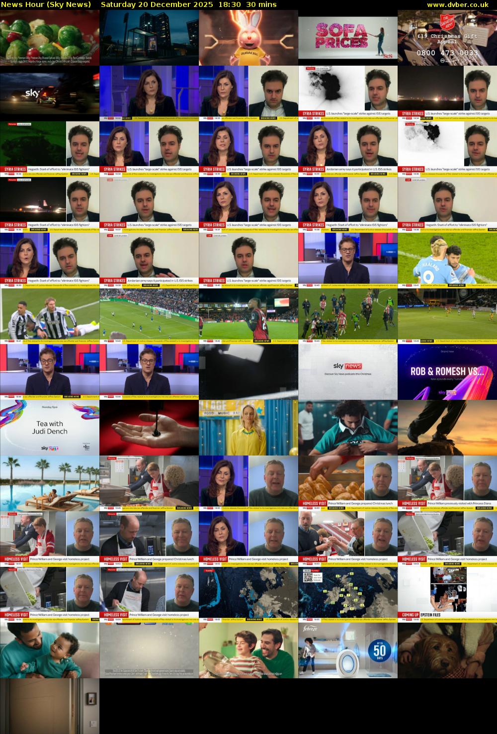 News Hour (Sky News) Saturday 20 December 2025 18:30 - 19:00