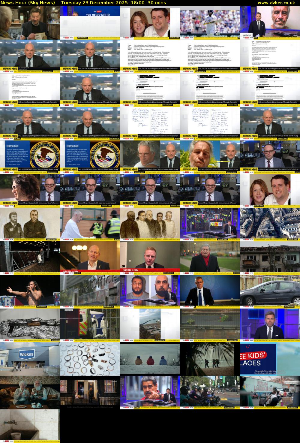 News Hour (Sky News) Tuesday 23 December 2025 18:00 - 18:30
