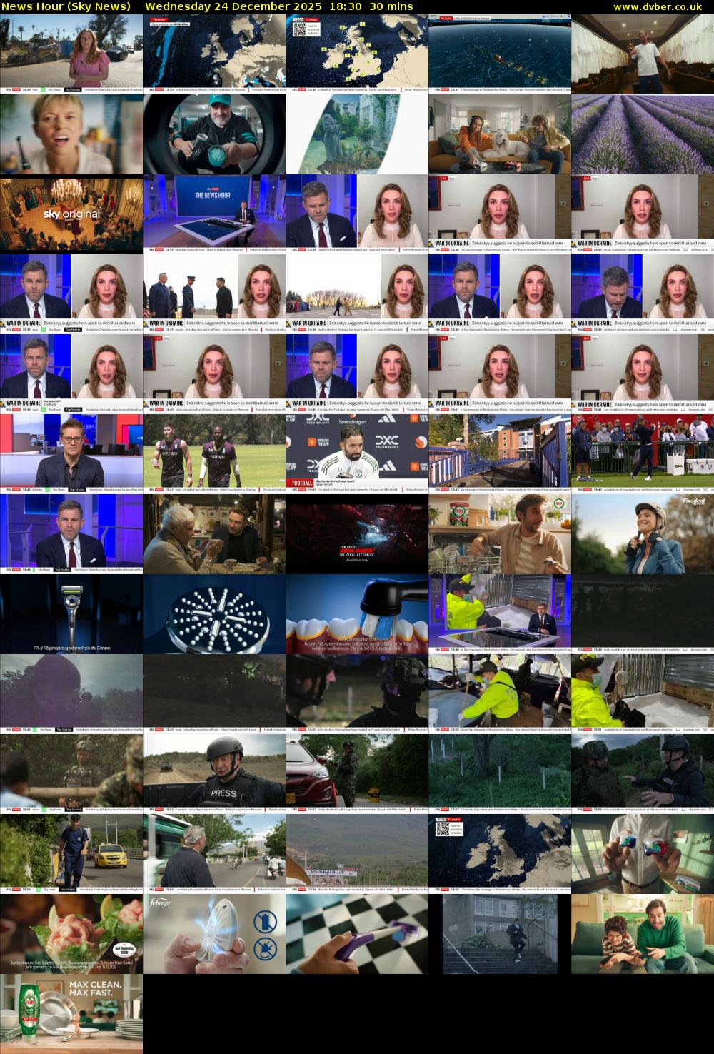 News Hour (Sky News) Wednesday 24 December 2025 18:30 - 19:00