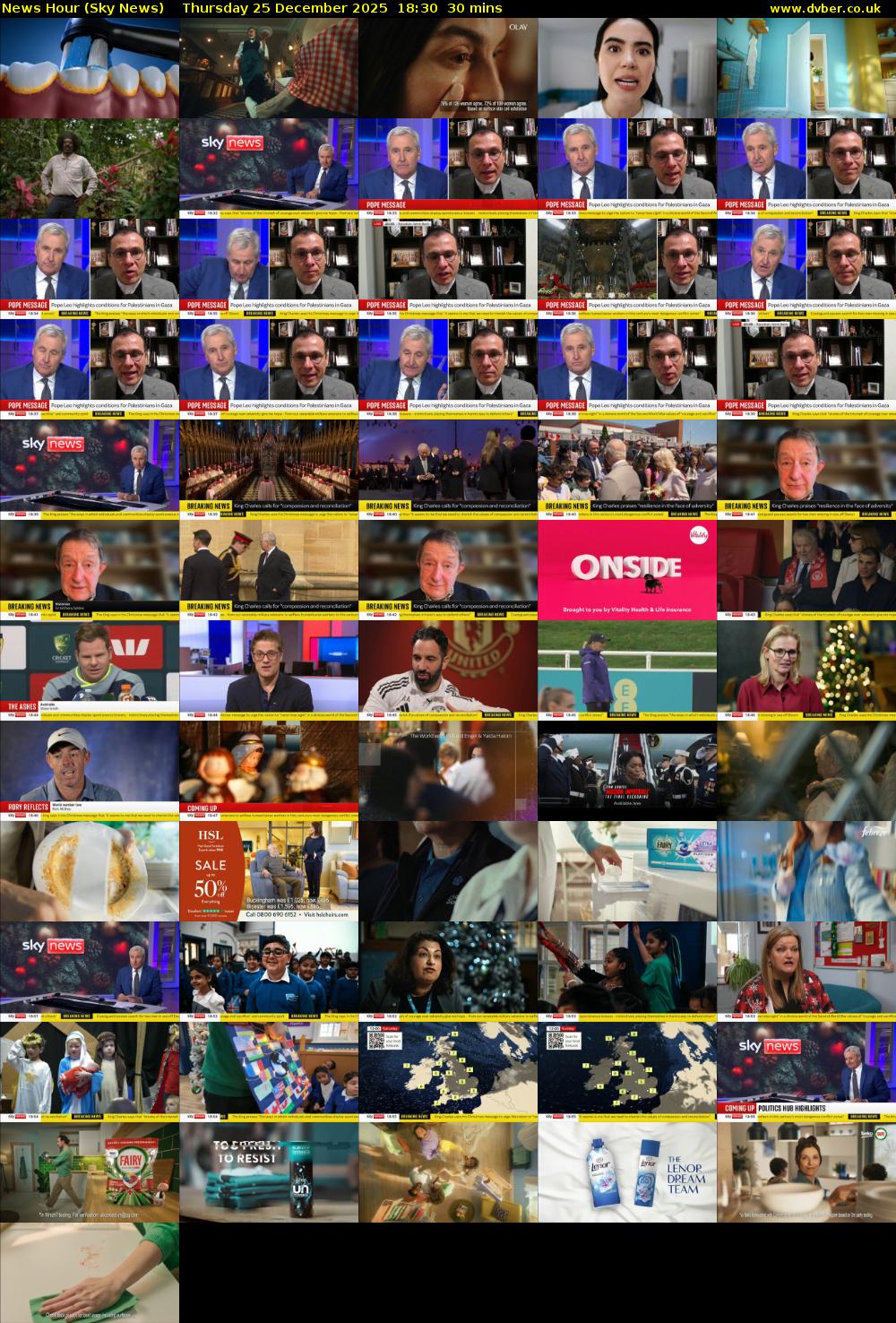 News Hour (Sky News) Thursday 25 December 2025 18:30 - 19:00