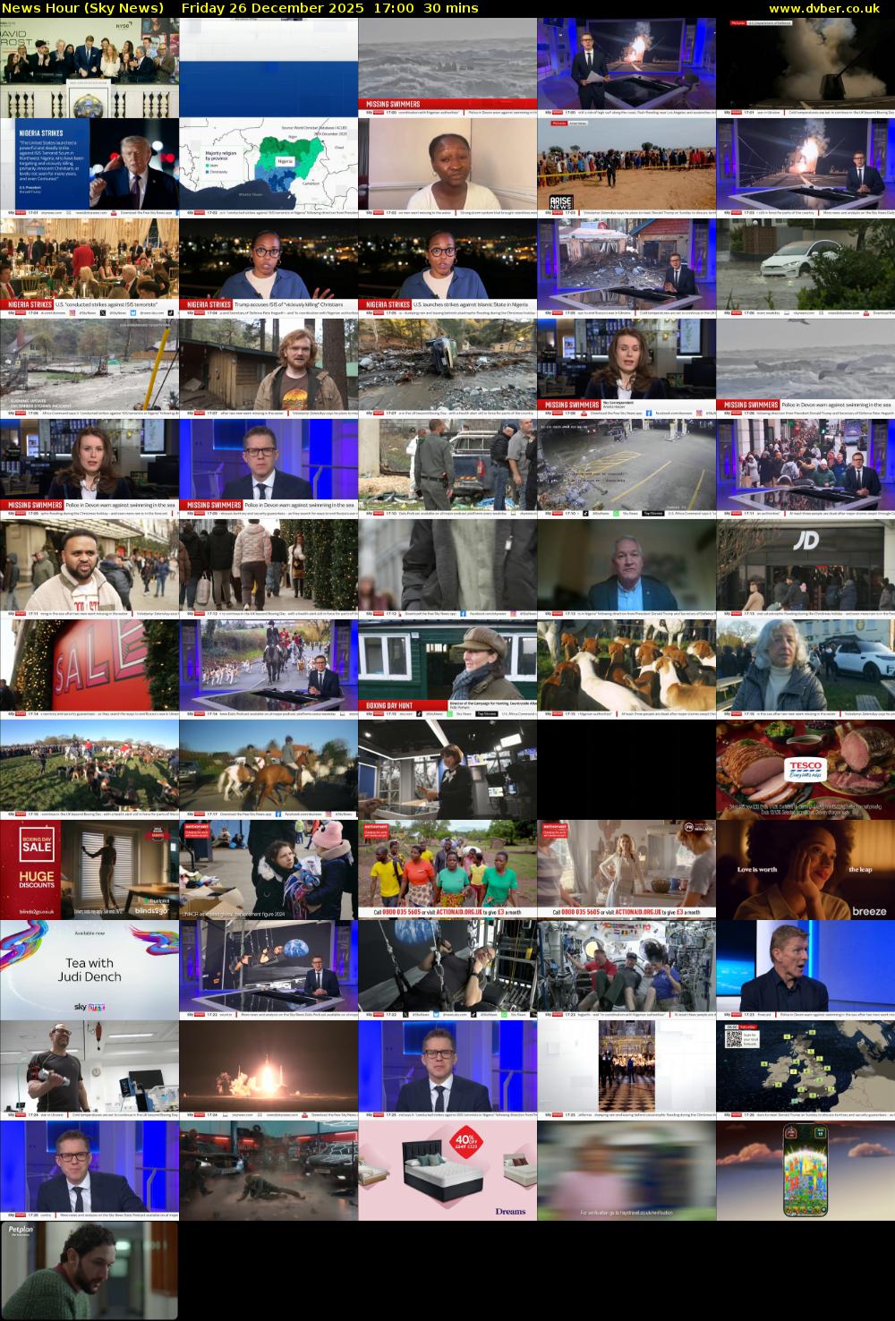 News Hour (Sky News) Friday 26 December 2025 17:00 - 17:30