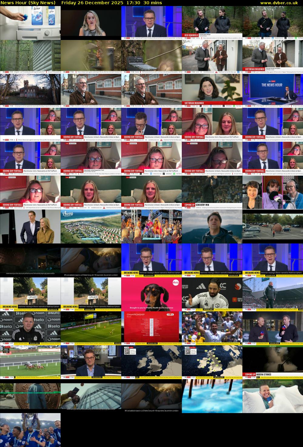 News Hour (Sky News) Friday 26 December 2025 17:30 - 18:00