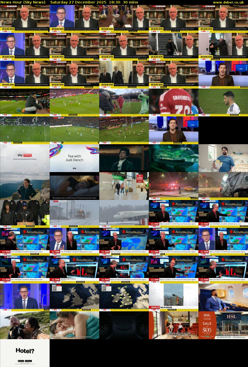 News Hour (Sky News) Saturday 27 December 2025 18:30 - 19:00