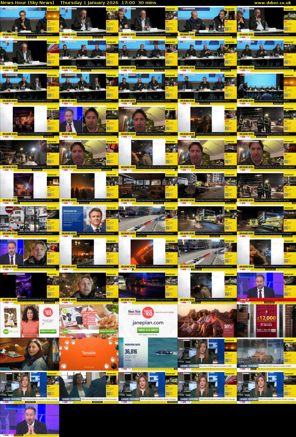 News Hour (Sky News) Thursday 1 January 2026 17:00 - 17:30