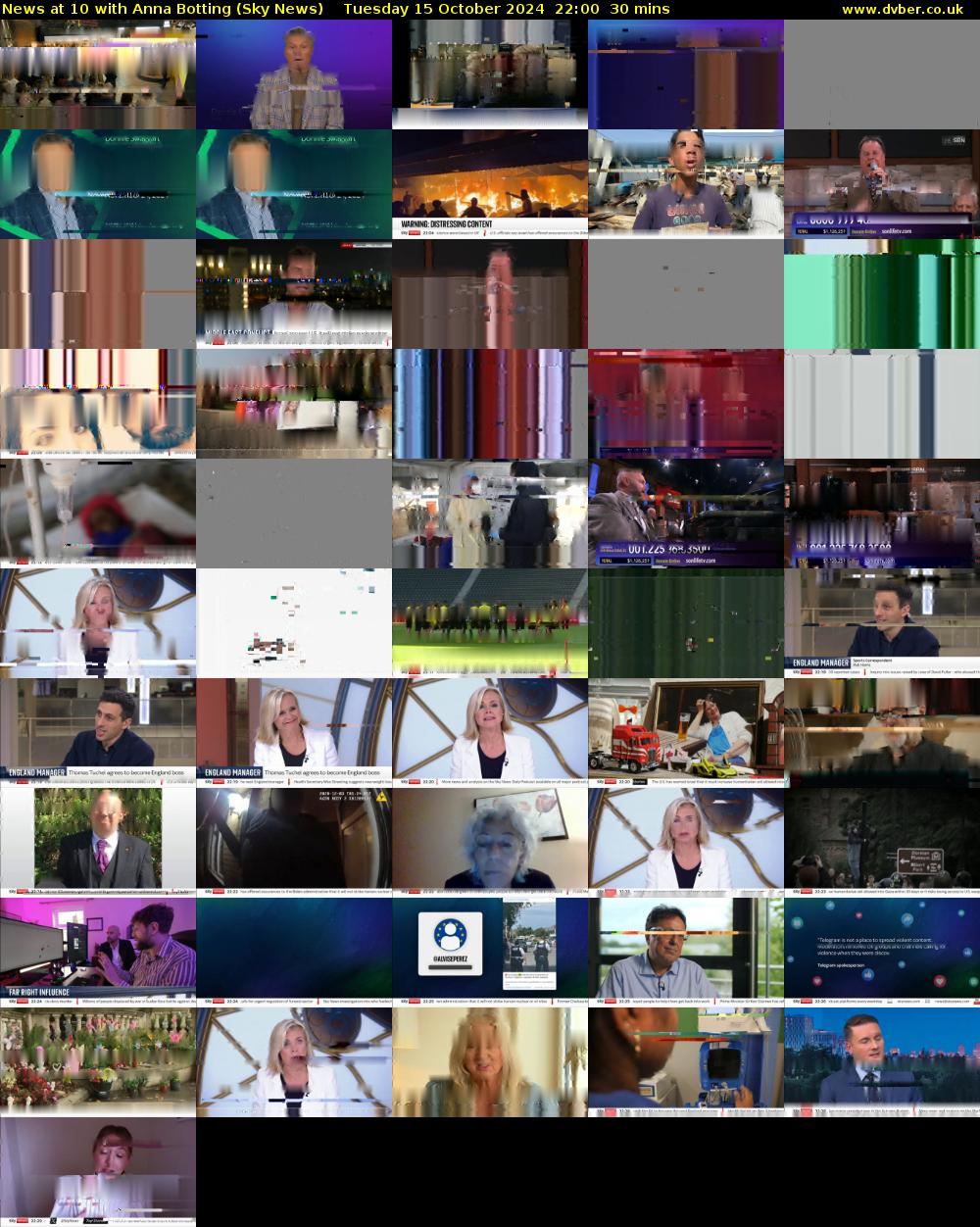 News at 10 with Anna Botting (Sky News) Tuesday 15 October 2024 22:00 - 22:30
