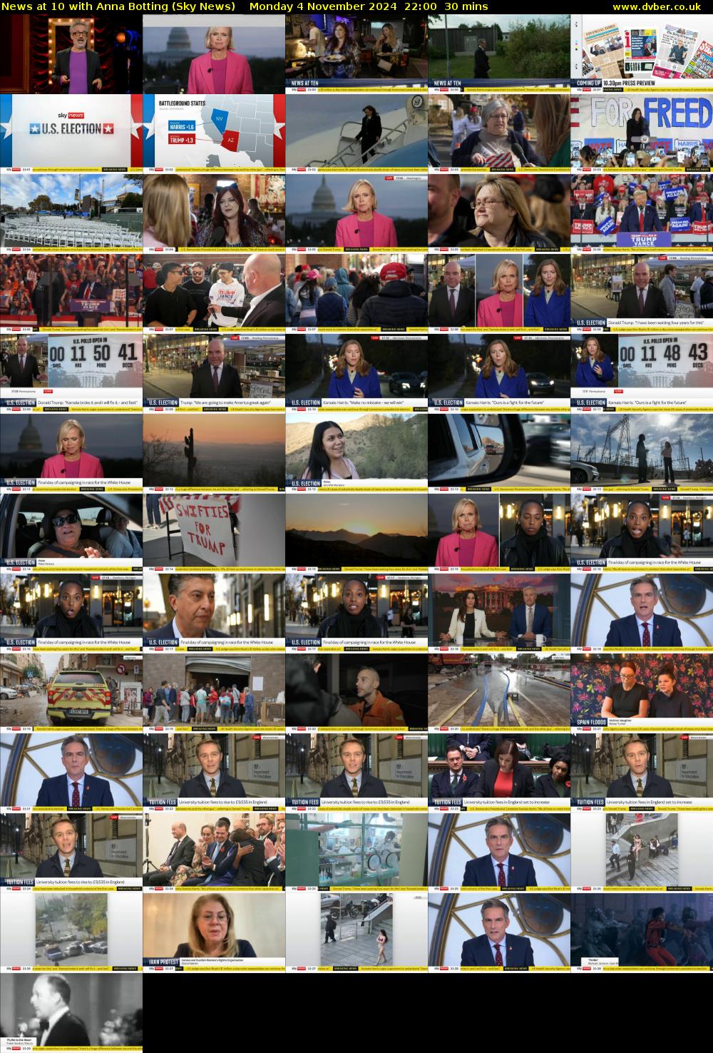 News at 10 with Anna Botting (Sky News) Monday 4 November 2024 22:00 - 22:30