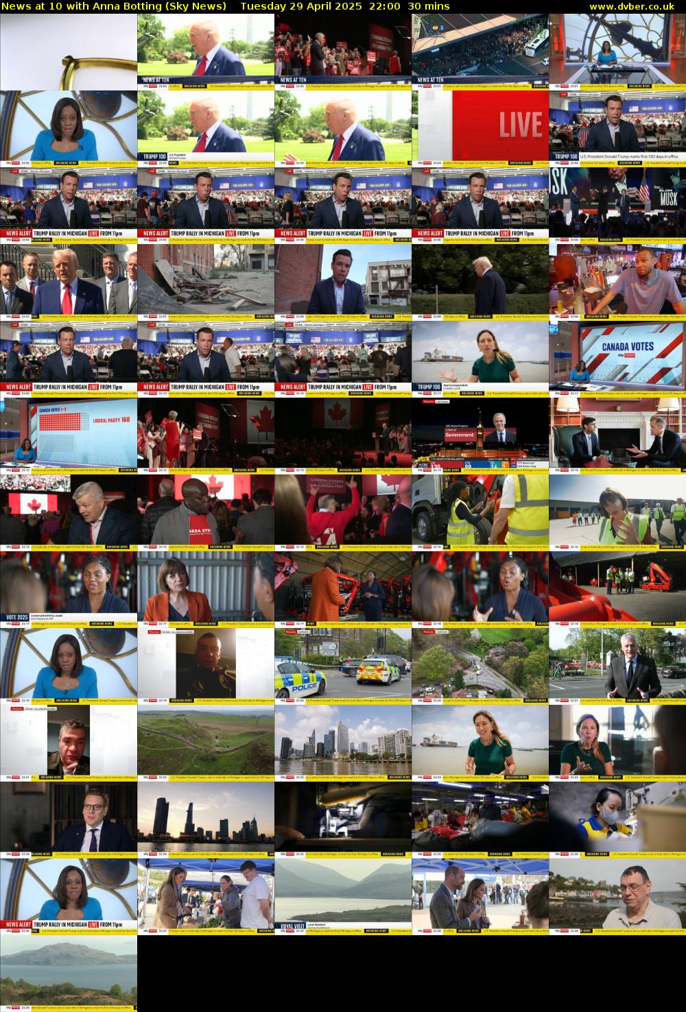 News at 10 with Anna Botting (Sky News) Tuesday 29 April 2025 22:00 - 22:30