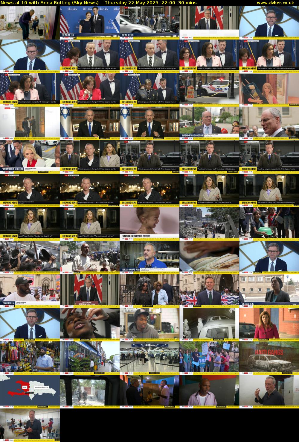 News at 10 with Anna Botting (Sky News) Thursday 22 May 2025 22:00 - 22:30