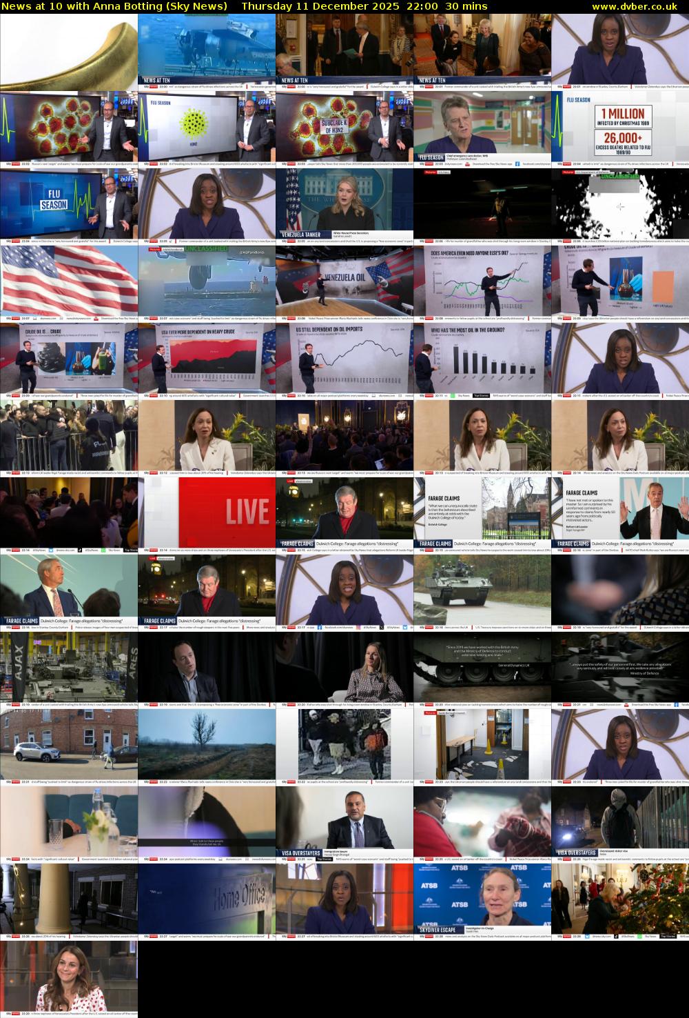 News at 10 with Anna Botting (Sky News) Thursday 11 December 2025 22:00 - 22:30