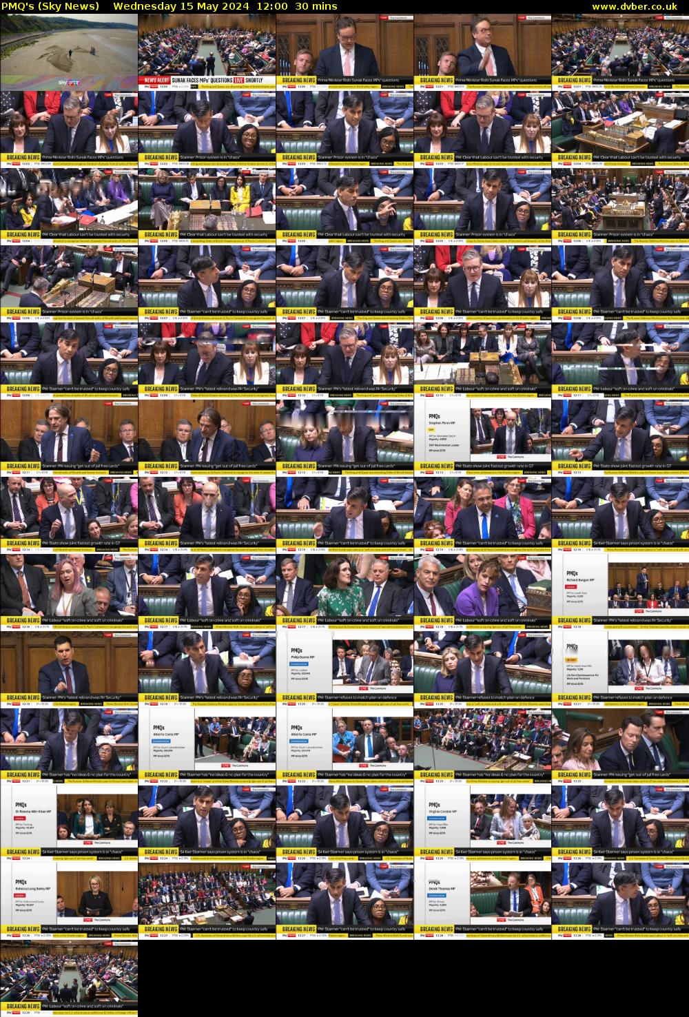PMQ's (Sky News) Wednesday 15 May 2024 12:00 - 12:30