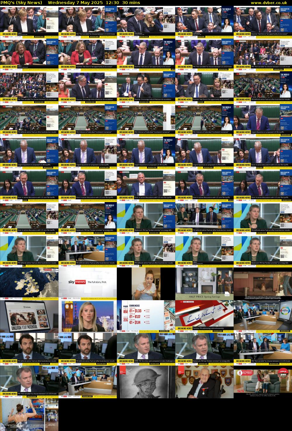 PMQ's (Sky News) Wednesday 7 May 2025 12:30 - 13:00