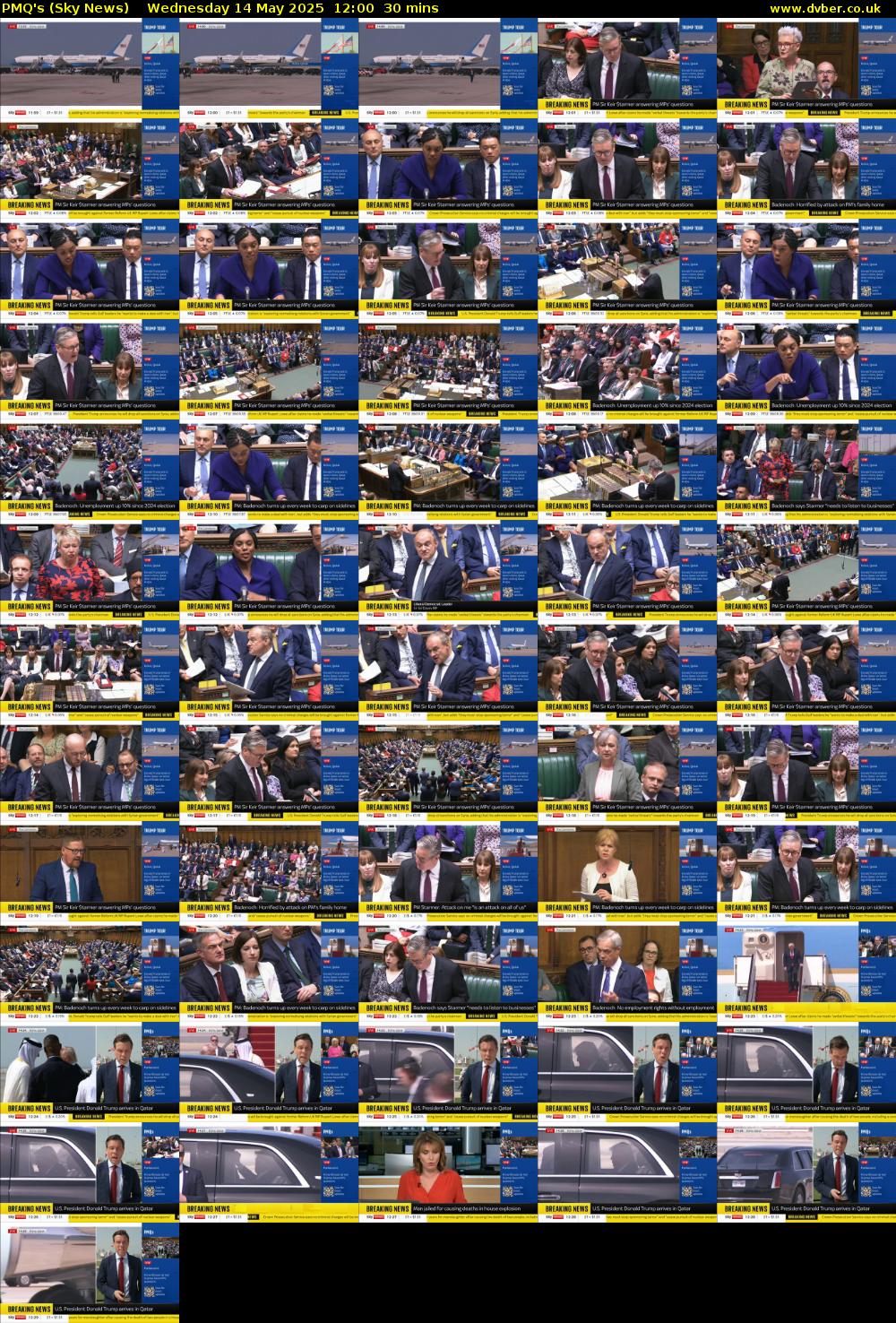 PMQ's (Sky News) Wednesday 14 May 2025 12:00 - 12:30