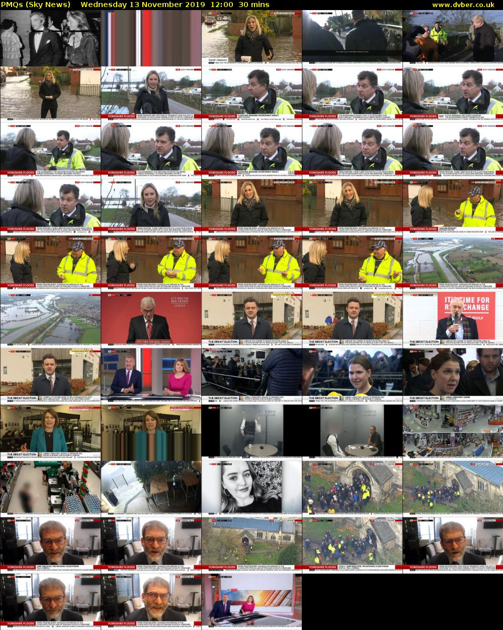 PMQs (Sky News) Wednesday 13 November 2019 12:00 - 12:30