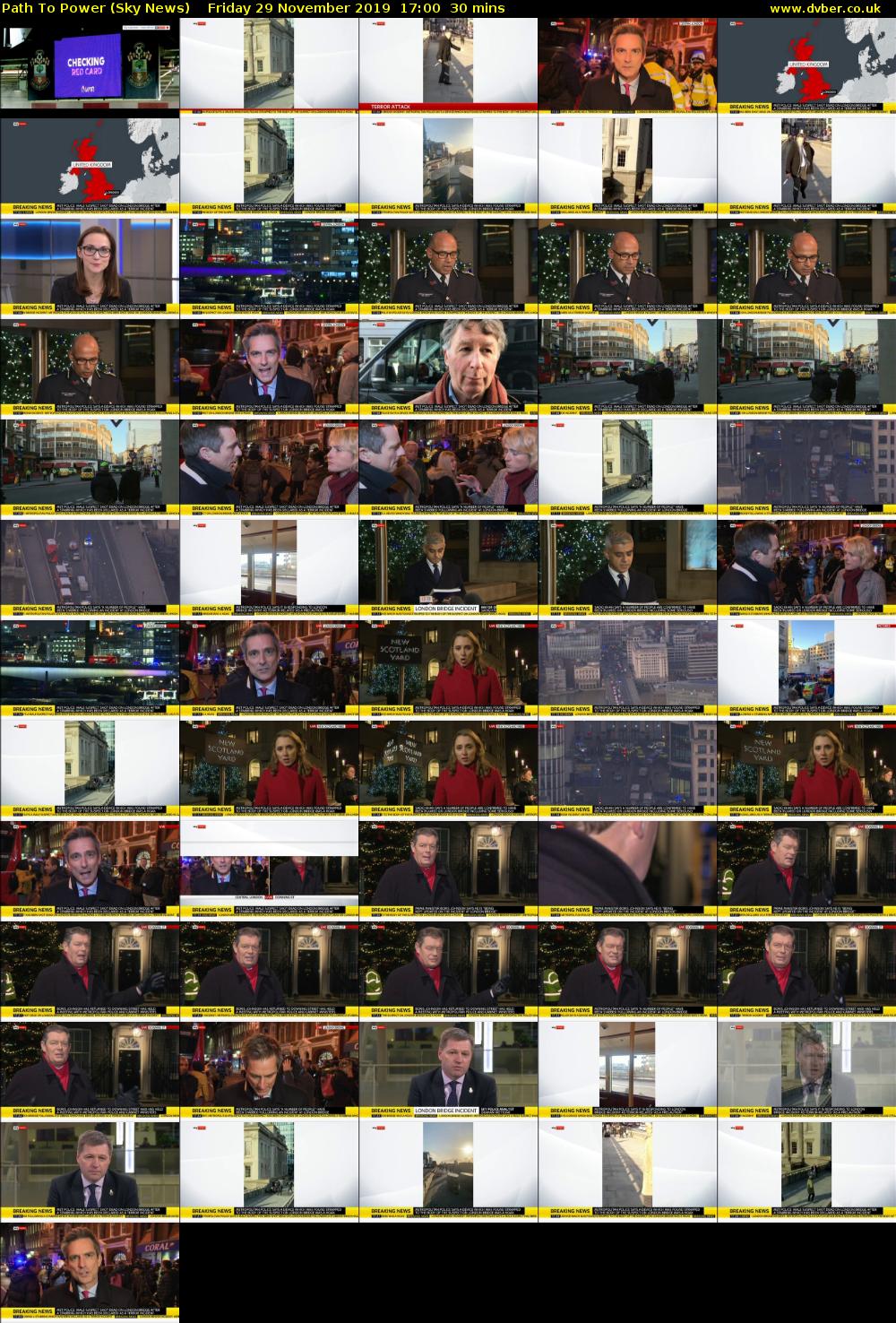 Path To Power (Sky News) Friday 29 November 2019 17:00 - 17:30