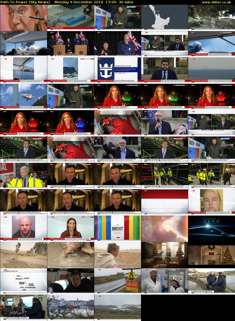 Path To Power (Sky News) Monday 9 December 2019 17:00 - 17:30