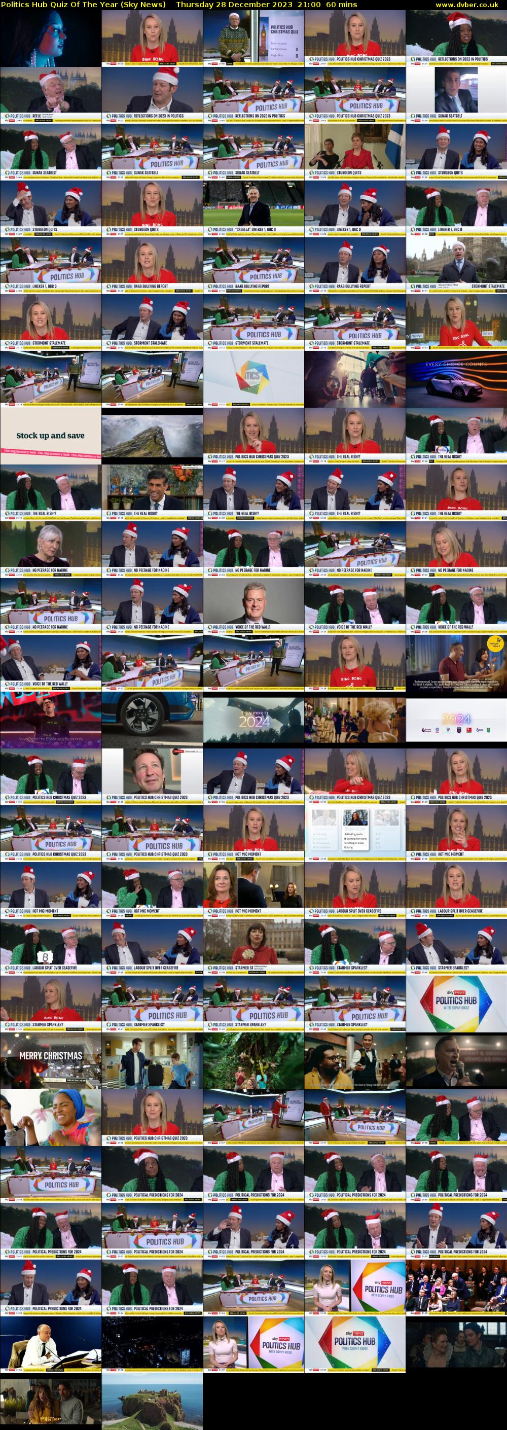 Politics Hub Quiz Of The Year (Sky News) Thursday 28 December 2023 21:00 - 22:00