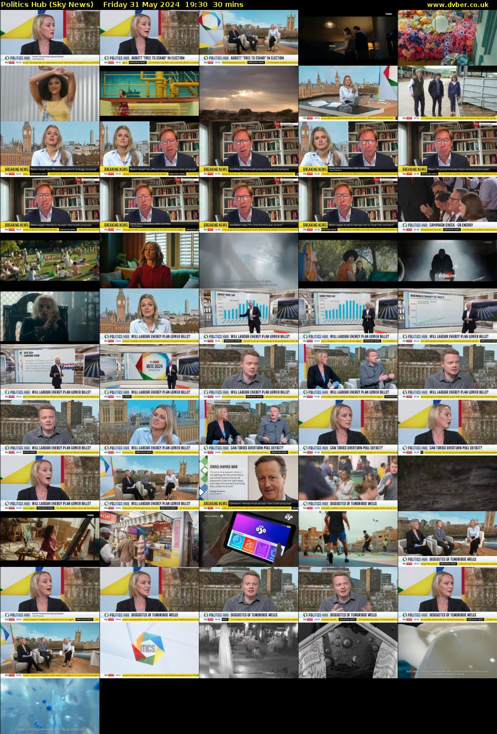 Politics Hub (Sky News) Friday 31 May 2024 19:30 - 20:00