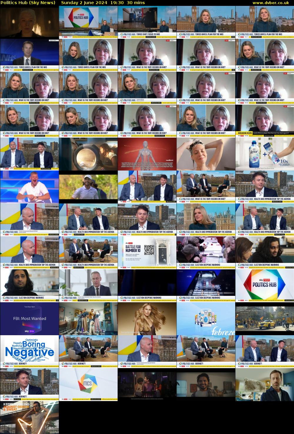 Politics Hub (Sky News) Sunday 2 June 2024 19:30 - 20:00