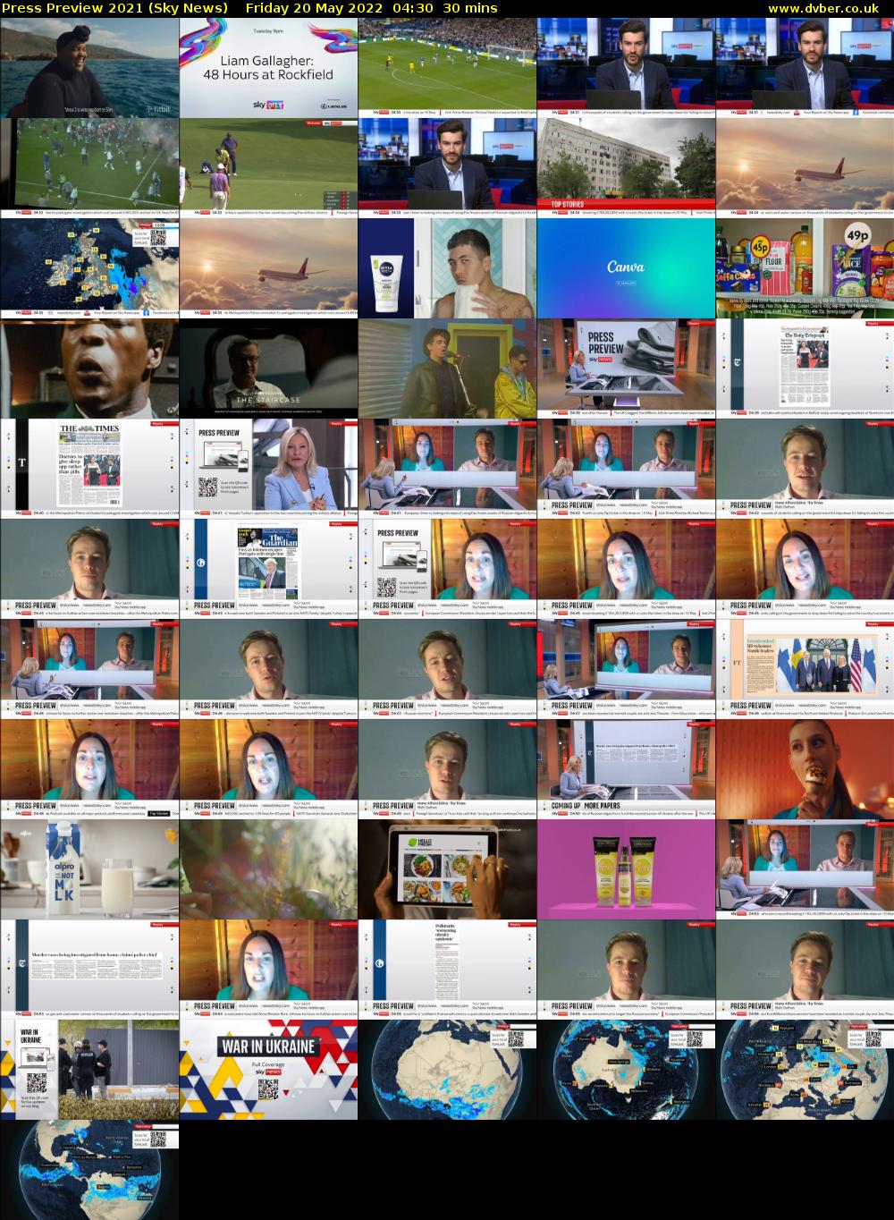 Press Preview 2021 (Sky News) Friday 20 May 2022 04:30 - 05:00