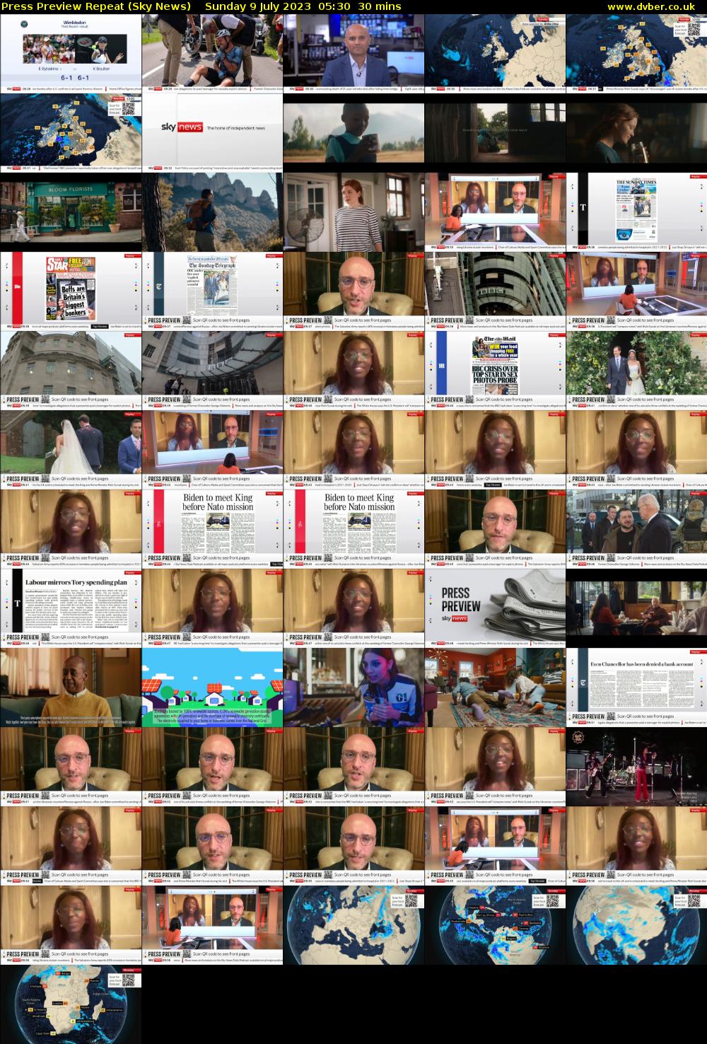 Press Preview Repeat (Sky News) Sunday 9 July 2023 05:30 - 06:00