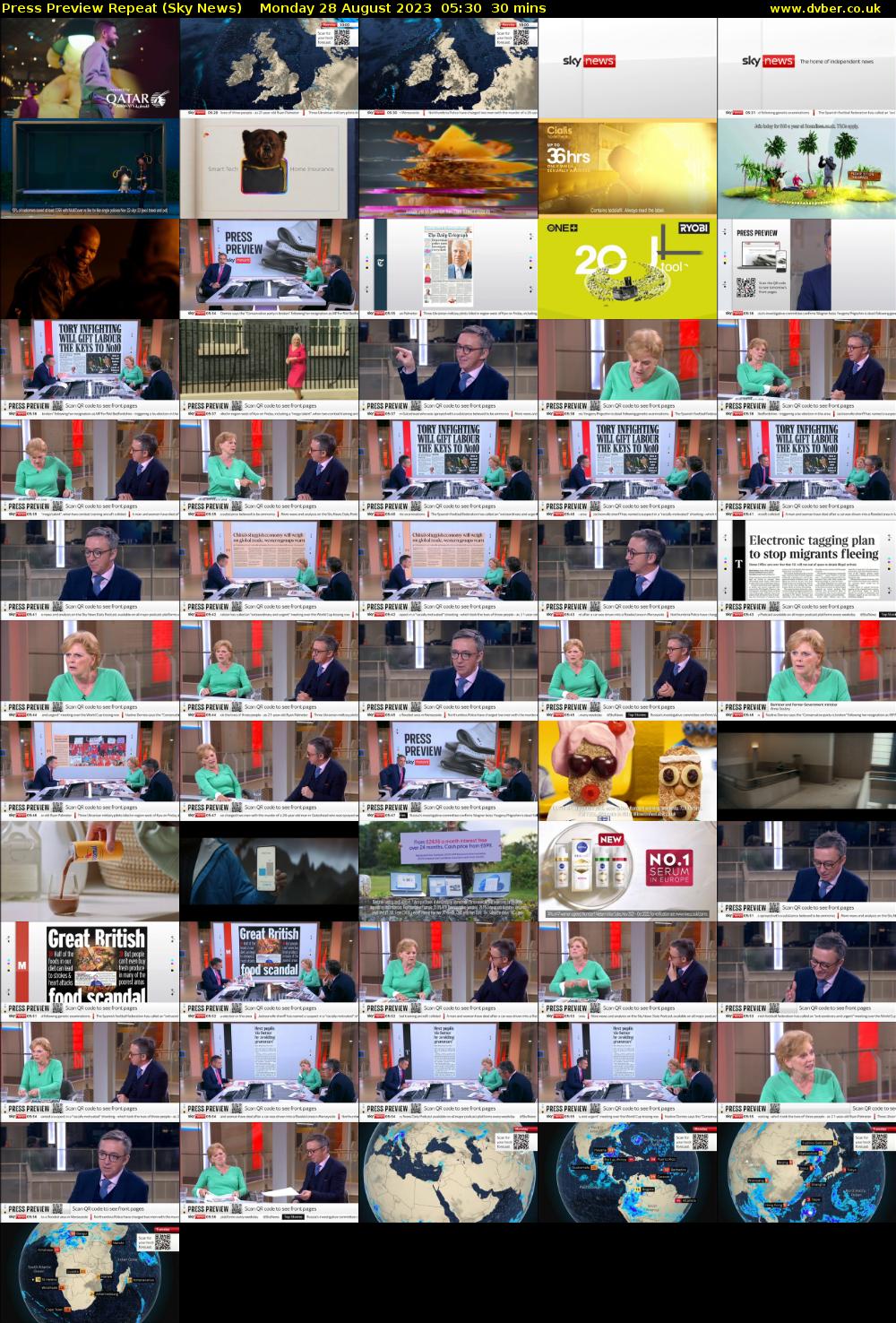 Press Preview Repeat (Sky News) Monday 28 August 2023 05:30 - 06:00