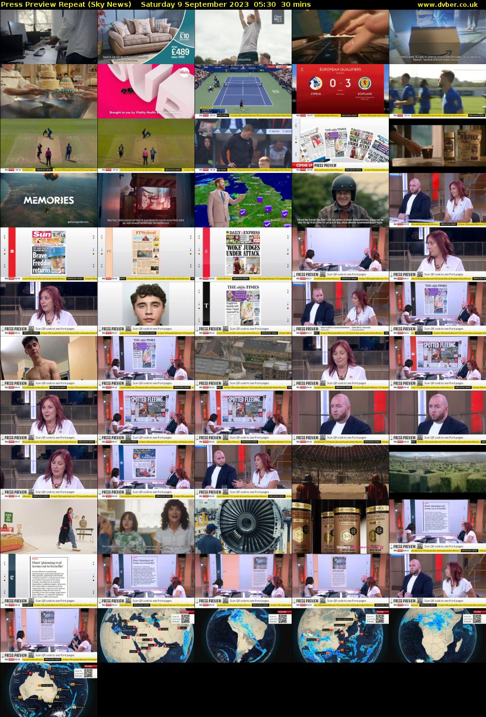 Press Preview Repeat (Sky News) Saturday 9 September 2023 05:30 - 06:00