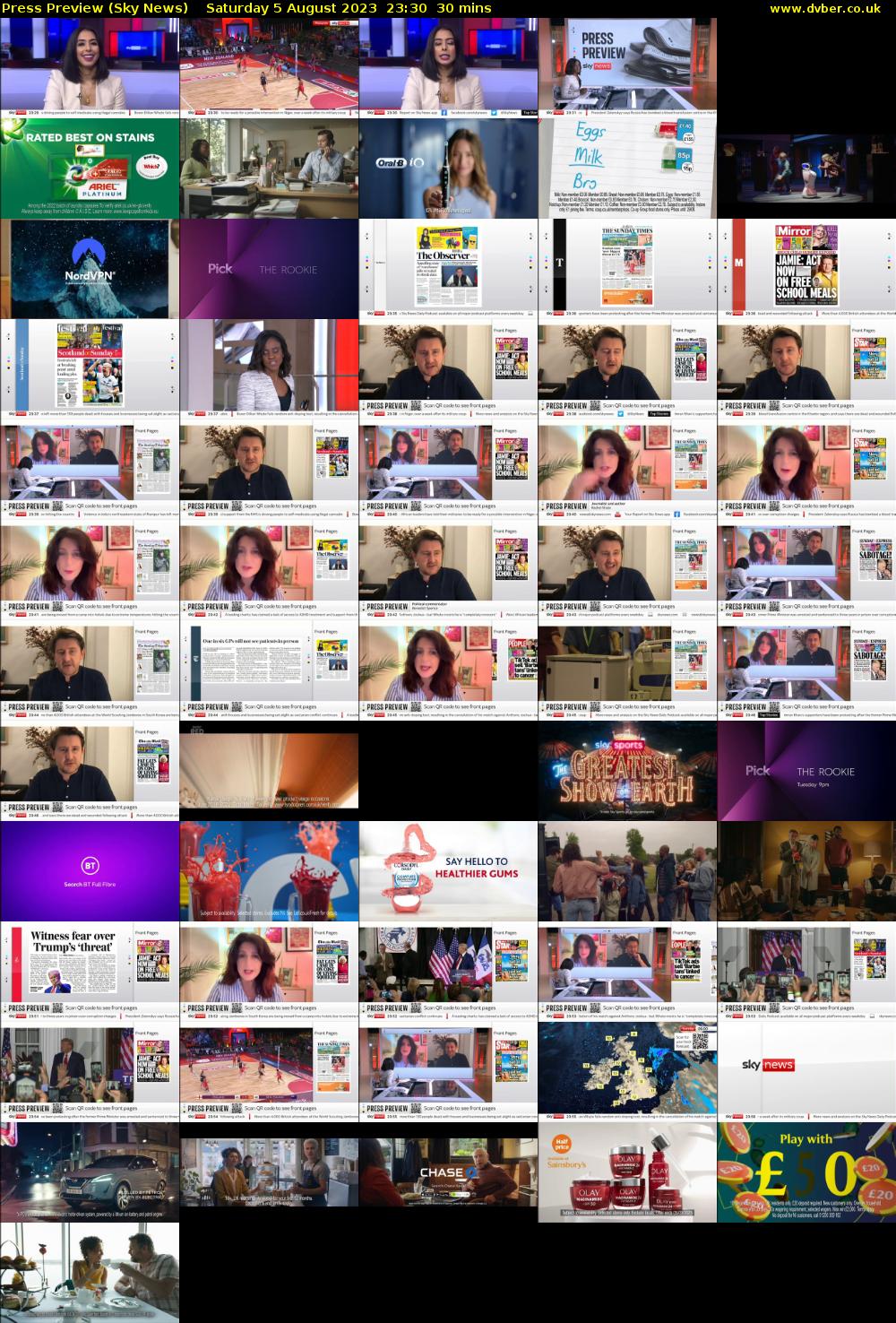 Press Preview (Sky News) Saturday 5 August 2023 23:30 - 00:00