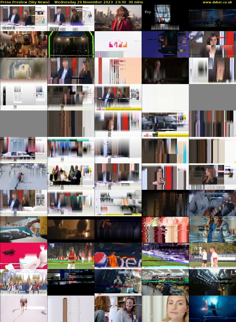 Press Preview (Sky News) Wednesday 29 November 2023 23:30 - 00:00