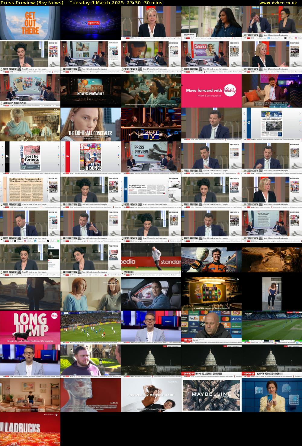 Press Preview (Sky News) Tuesday 4 March 2025 23:30 - 00:00