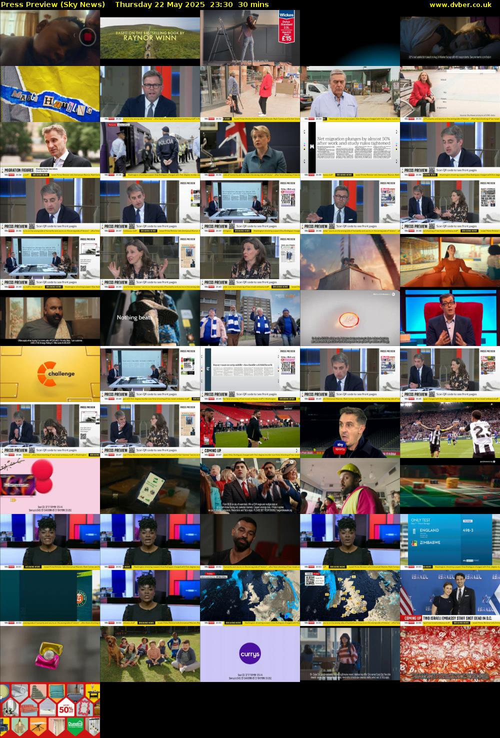 Press Preview (Sky News) Thursday 22 May 2025 23:30 - 00:00