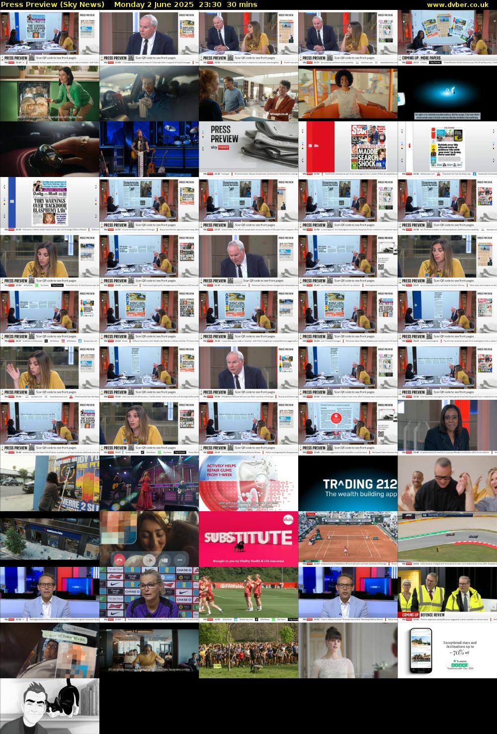 Press Preview (Sky News) Monday 2 June 2025 23:30 - 00:00
